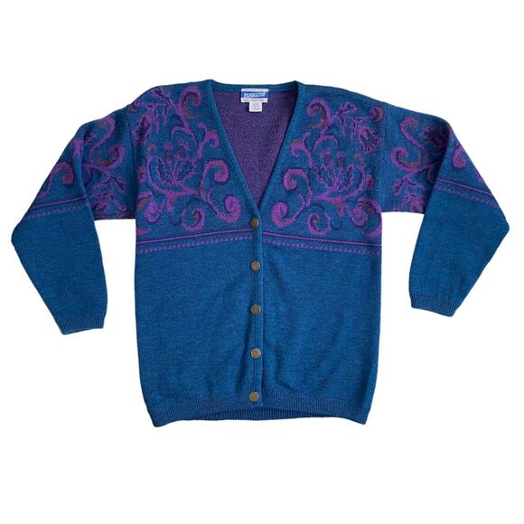 Vtg Pendleton Wool Cardigan Sweater MENS SMALL Button Down Grandpa - Picture 1 of 7